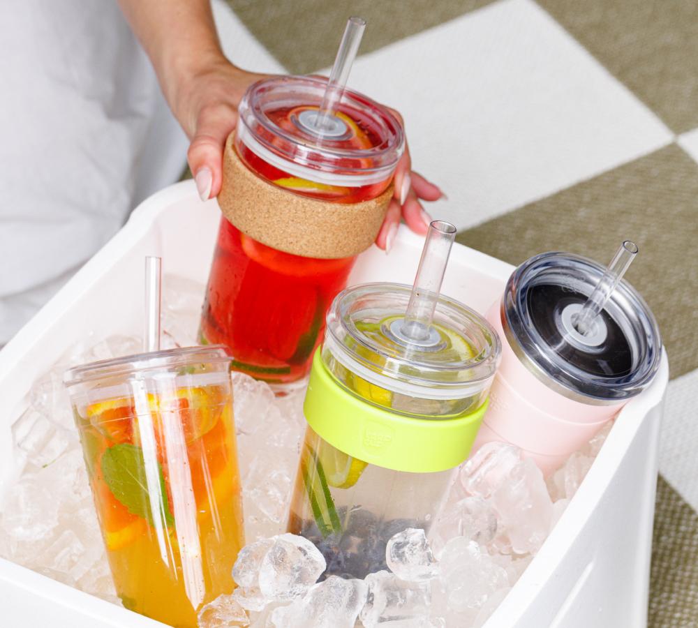KeepCup iced coffee cup range in ice bucket