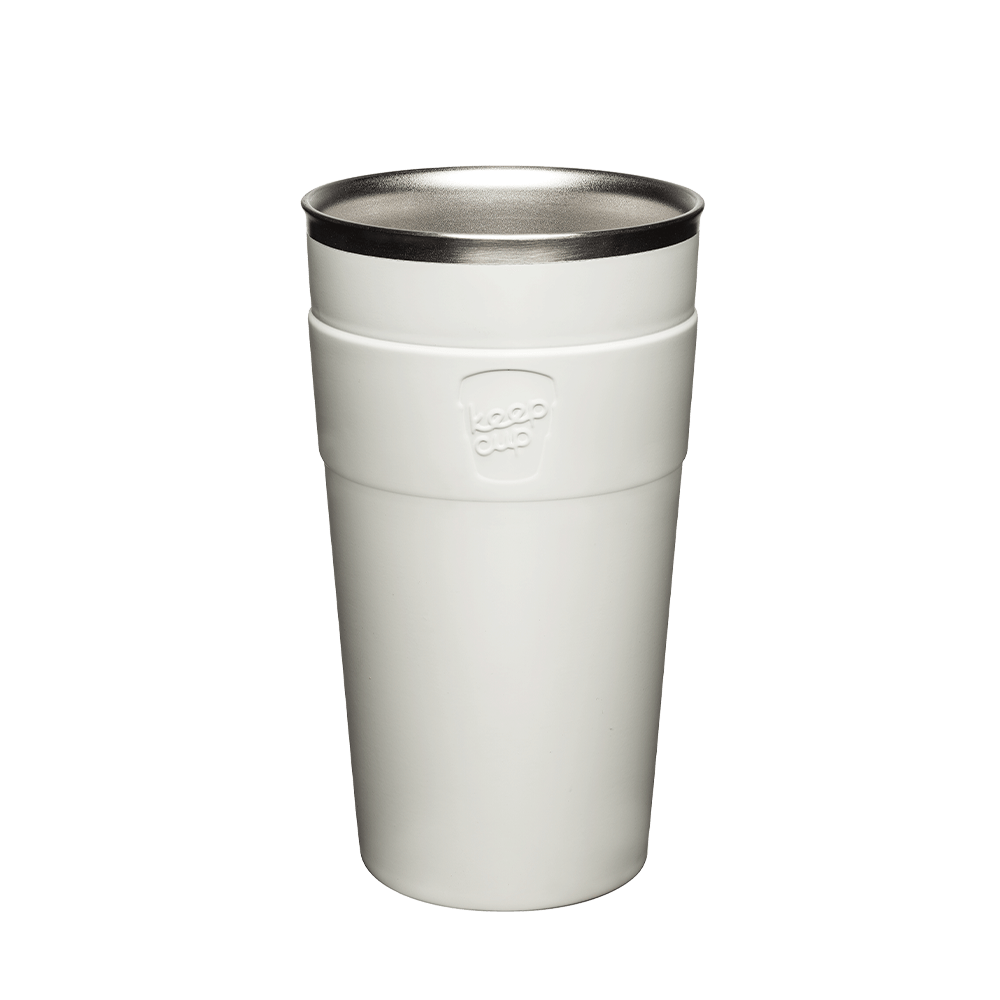 Thermal Stainless Steel Cup Base - L 16oz | Chalk