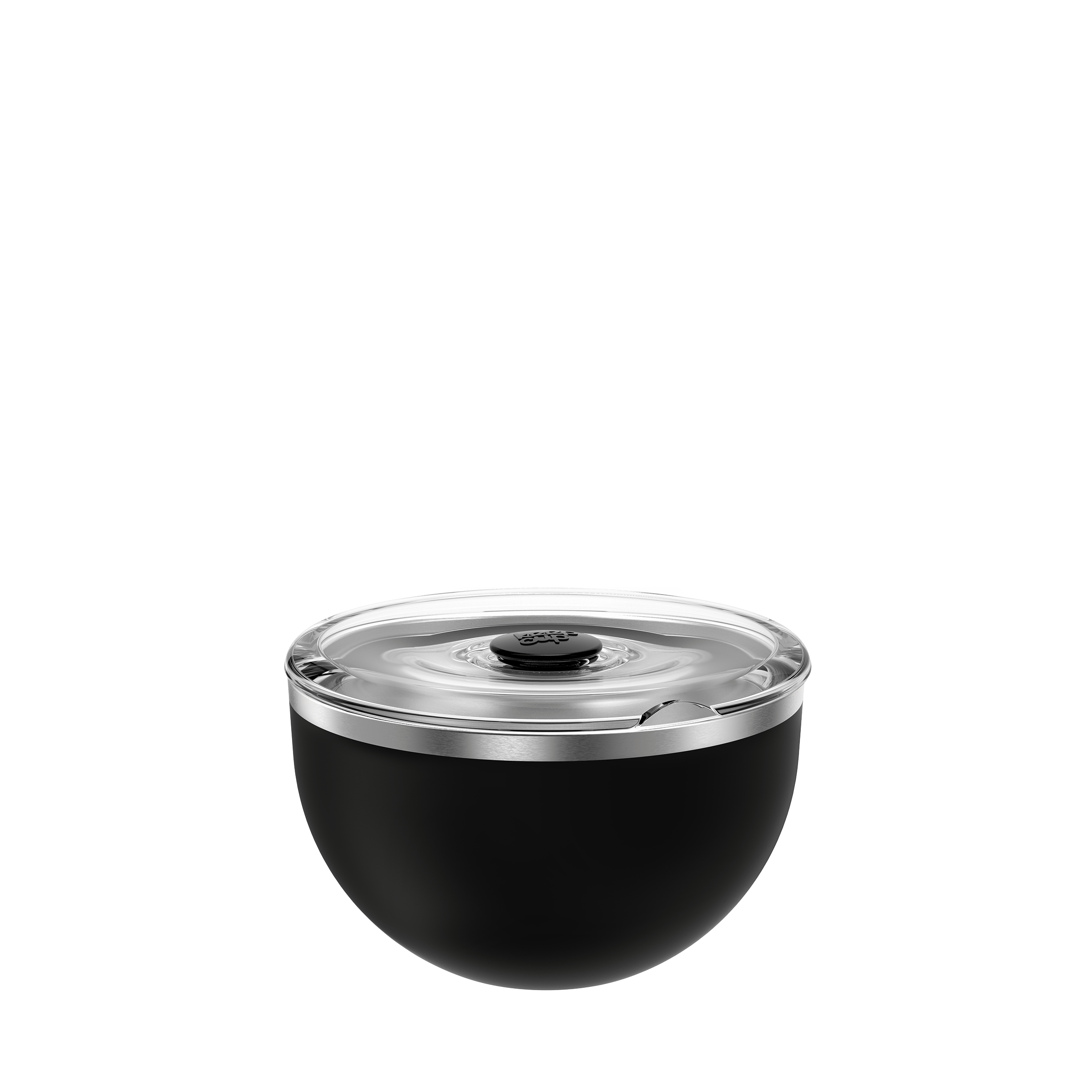 Go Bowl Luxe - Flat Lid | Black