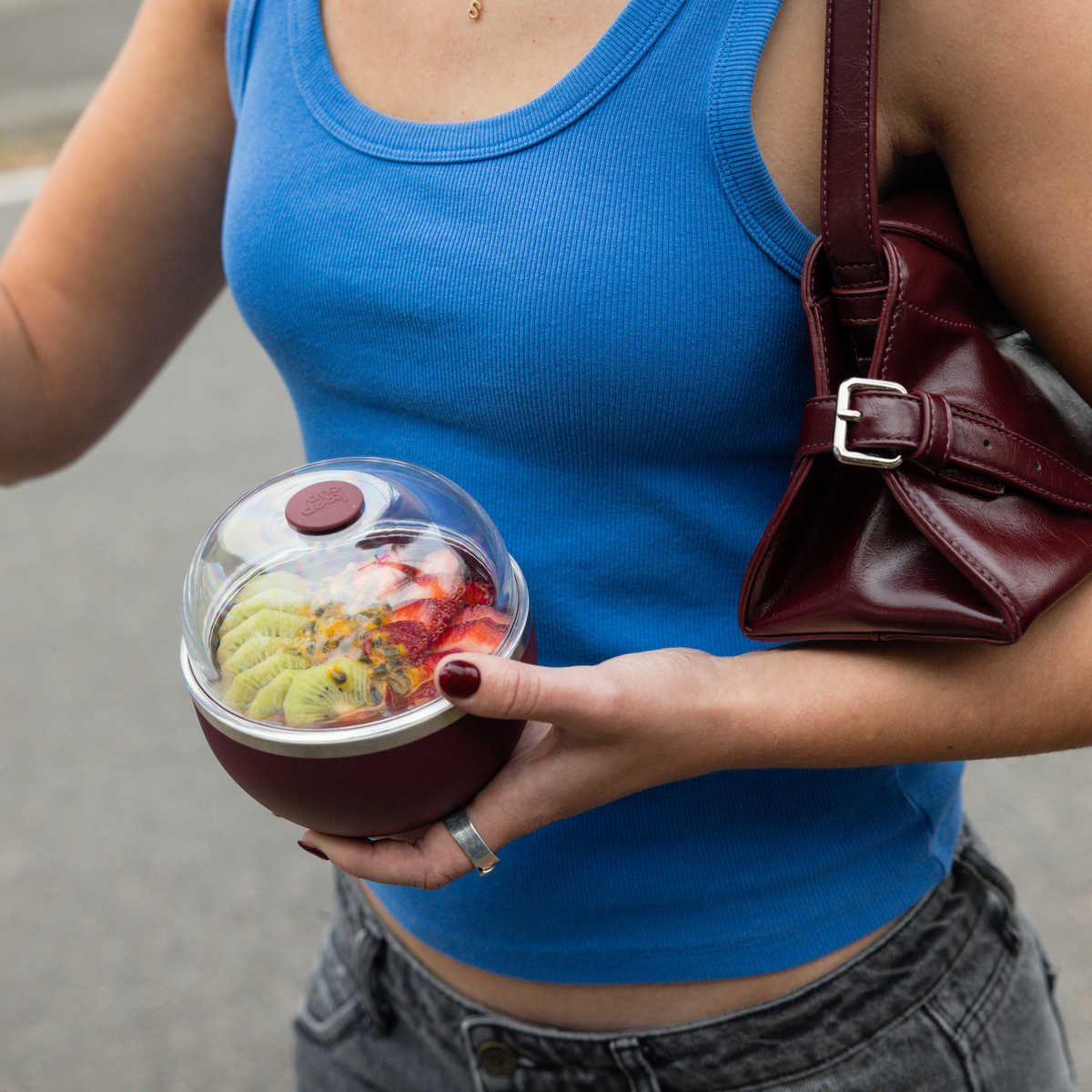 Go Bowl Luxe - Dome Lid | Mulberry