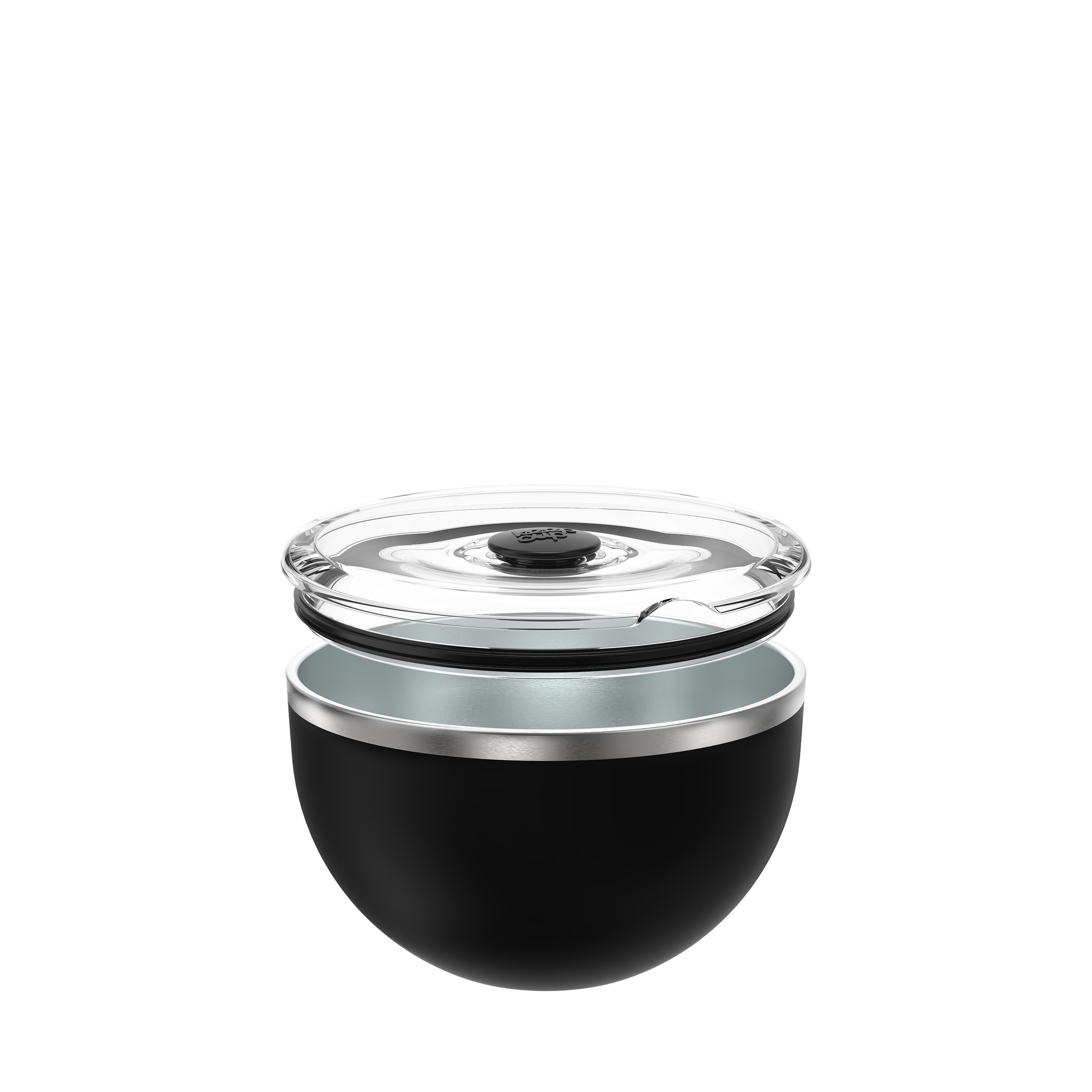 Go Bowl Luxe - Flat Lid | Black