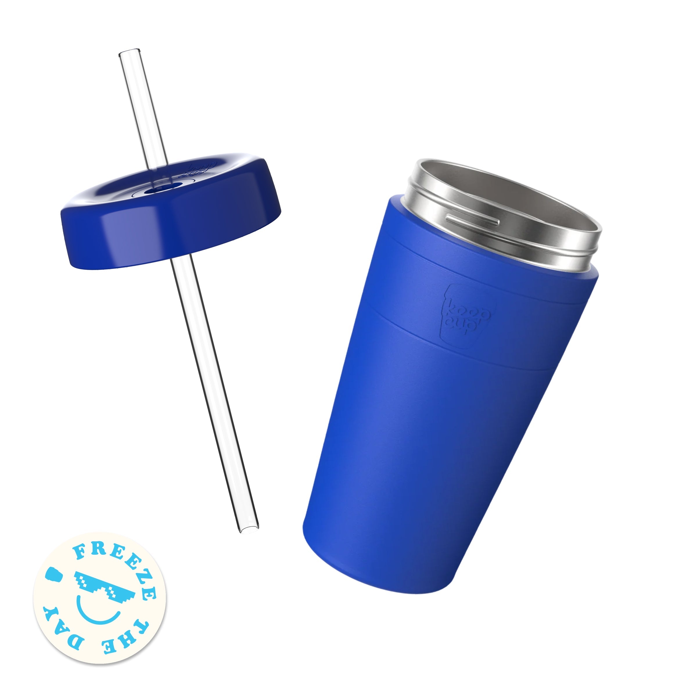 Helix Cold Cup | L 16oz - Emerald Electric Blue