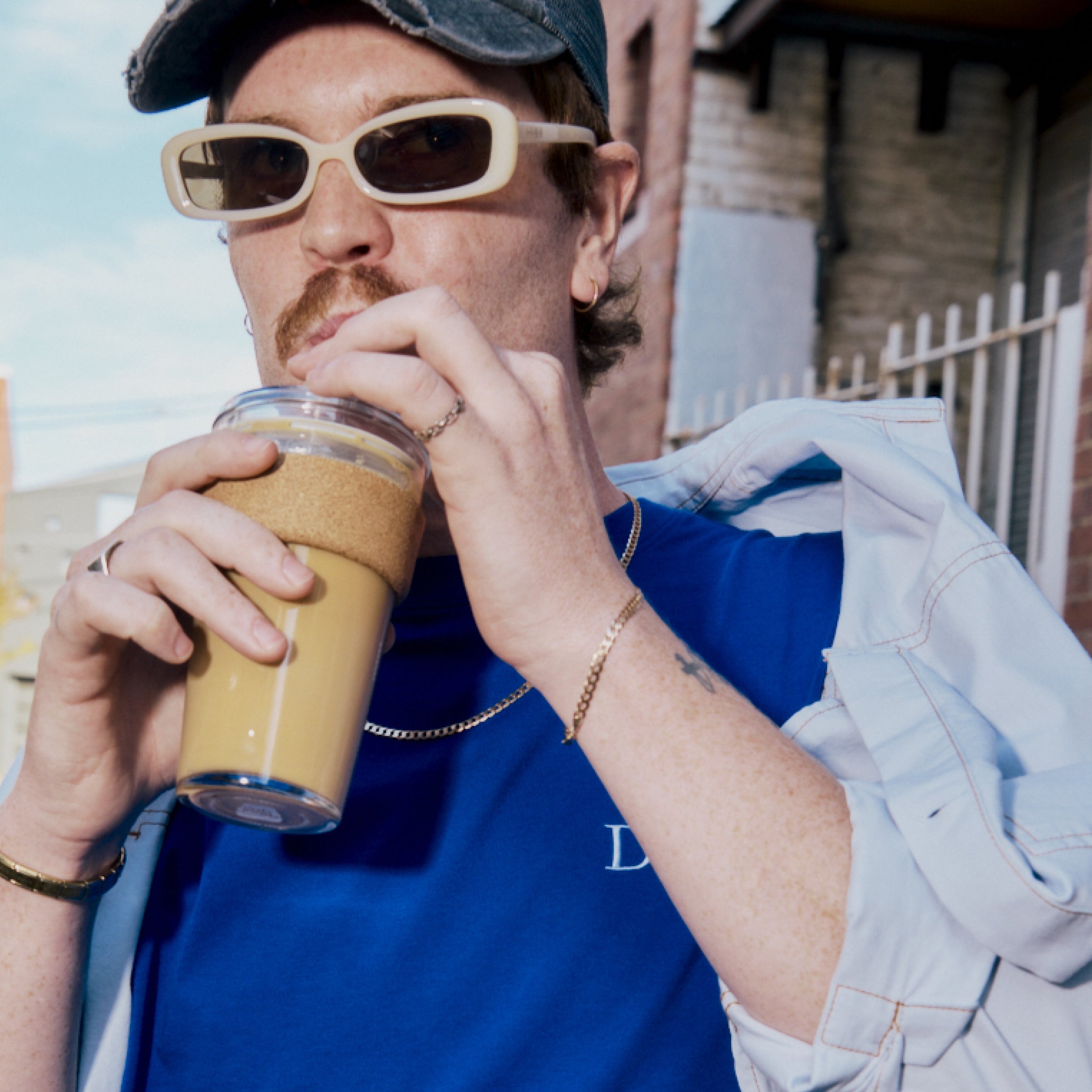 Cold Cup Cork - L 16oz | Coffee Straw