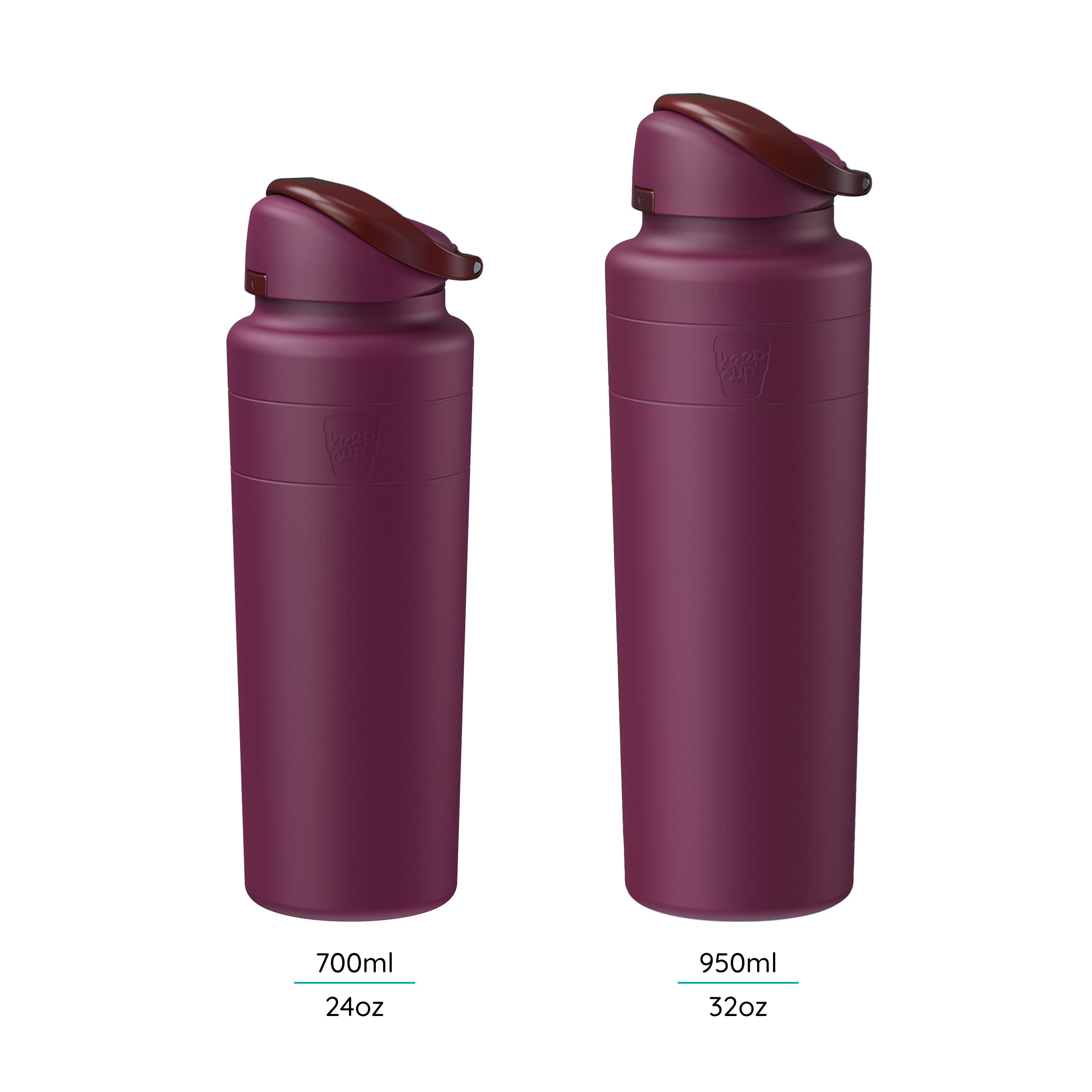 KeepCup Ora Bottle 32oz Mulberry | Water Bottle with Straw