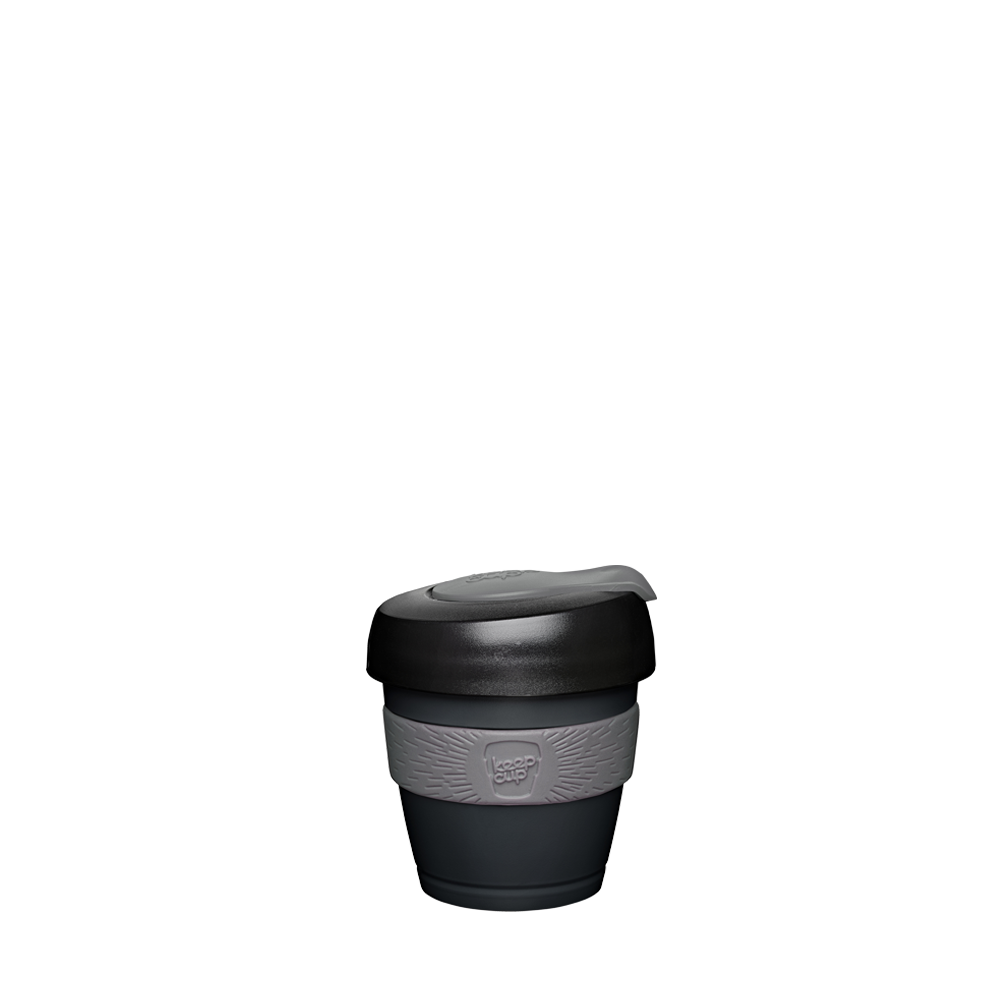 Black Thermal Stainless Steel Reusable Coffee Cup Keepcup
